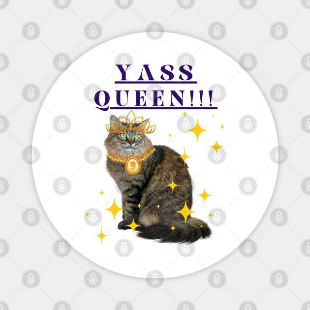 Yass Queen Magnet by Silly Stuff